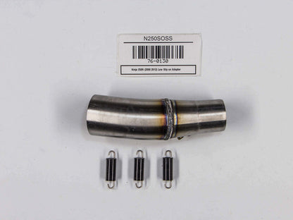 Hindle Kawasaki Ninja 250 (08-12) Slipon with Adapter with Evolution Carbon Fiber Muffler w/ Carbon Tip
