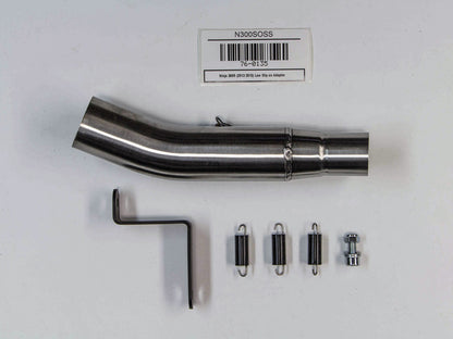 Hindle Kawasaki Ninja 300 (13+) Slipon Adapter with Evolution Titanium Muffler w/ Black Ceramic Tip