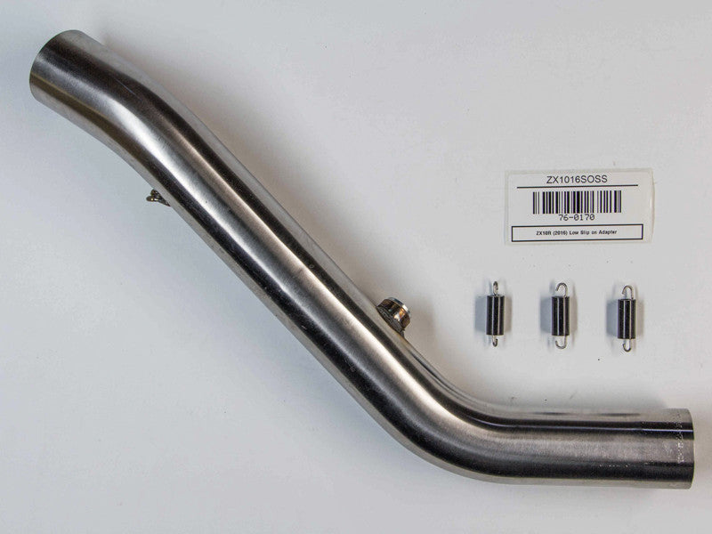 Hindle Kawasaki ZX10 (2016) Slipon Adapter with Evolution Black Ceramic Muffler