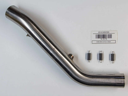 Hindle Kawasaki ZX10 (2016) Slipon Adapter with Evolution Black Ceramic Muffler