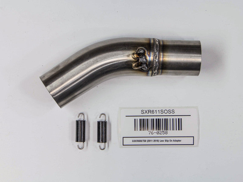 Hindle Suzuki GSXR600 / 750 (11+) Slipon Adapter with Evolution Carbon Fiber Muffler w/ Carbon Tip