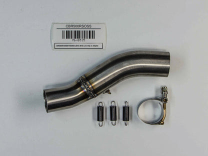 Hindle Exhaust for Honda CBR500R/F/X (13+) with Evolution Black Ceramic Muffler