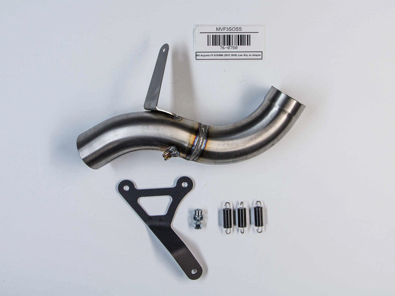 Hindle MV Agusta (12+) F3  Slipon Adapter with Evolution Black Ceramic Muffler