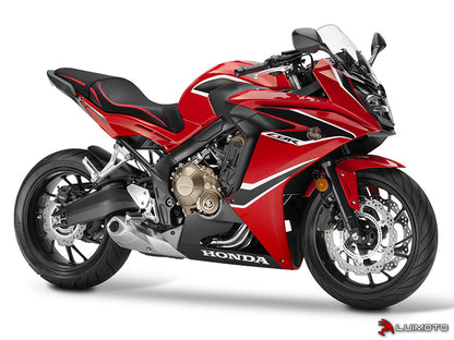 LUIMOTO (Styleline) Rider Seat Covers for the HONDA CBR650F / CB650F (14-18)