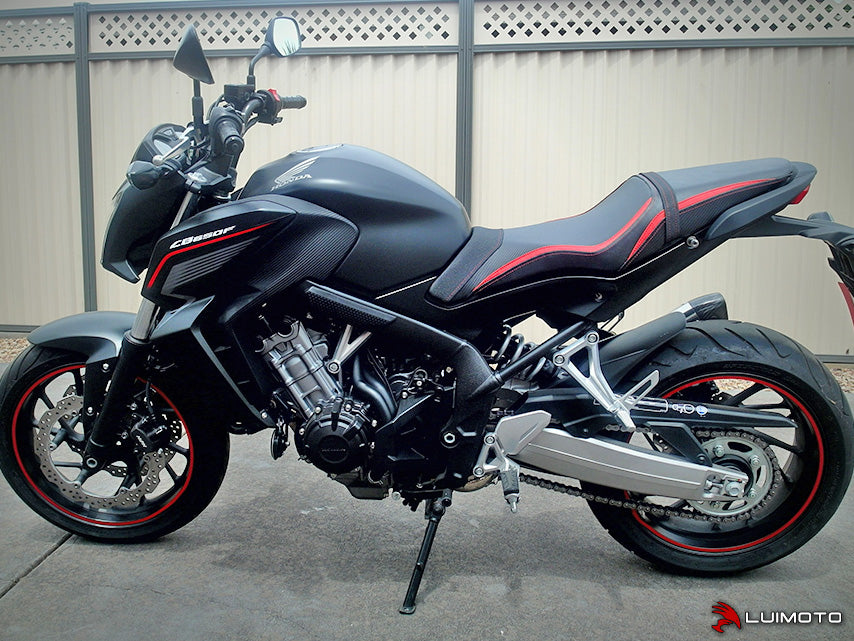 LUIMOTO (Styleline) Rider Seat Covers for the HONDA CBR650F / CB650F (14-18)