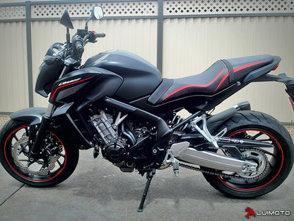 LUIMOTO (Styleline) Rider Seat Covers for the HONDA CBR650F / CB650F (14-18)
