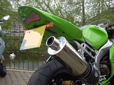 R&G Racing Tail Tidy fender eliminator  Kawasaki ZX6 '03-'04  Z1000 up to '06 & Z750 up to '06