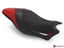 LUIMOTO (Diamond Edition) Rider Seat Cover for the 2017+ DUCATI MONSTER 1200 / 821