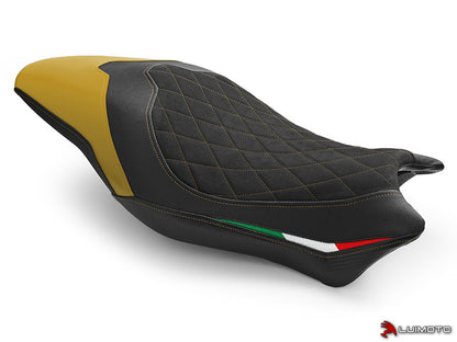 LUIMOTO (Diamond Edition) Rider Seat Cover for the 2017+ DUCATI MONSTER 1200 / 821