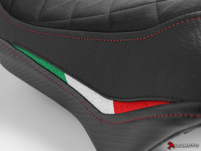 LUIMOTO (Diamond Edition) Rider Seat Cover for the 2017+ DUCATI MONSTER 1200 / 821
