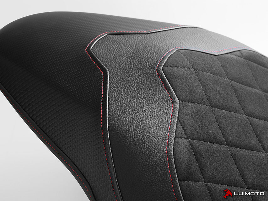 LUIMOTO (Diamond Edition) Rider Seat Cover for the 2017+ DUCATI MONSTER 1200 / 821