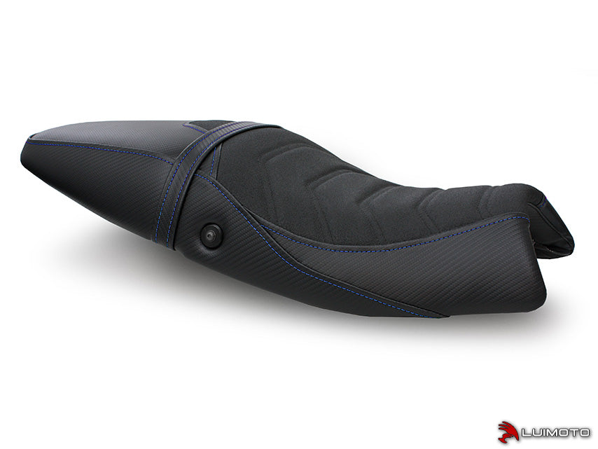 LUIMOTO (Cafe Line) Rider Seat Covers for the Triumph SPEED TRIPLE (05-07)