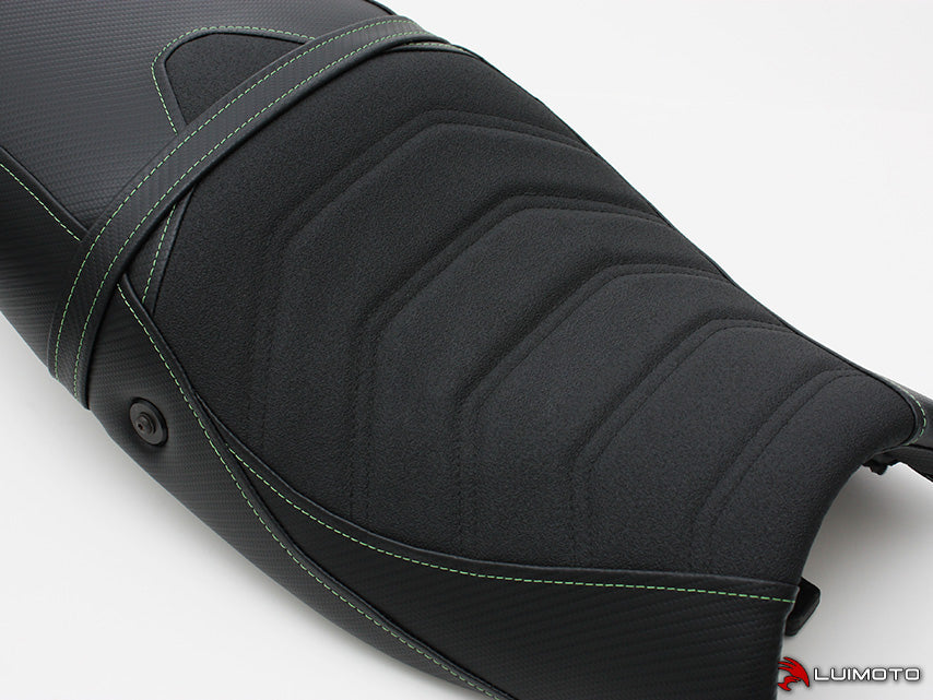LUIMOTO (Cafe Line) Rider Seat Covers for the Triumph SPEED TRIPLE (05-07)