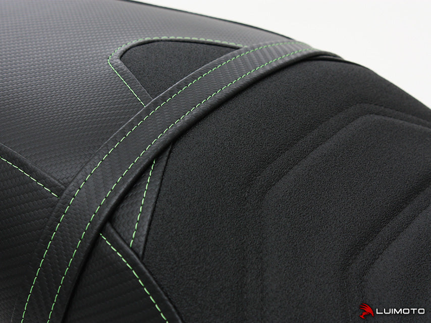 LUIMOTO (Cafe Line) Rider Seat Covers for the Triumph SPEED TRIPLE (05-07)