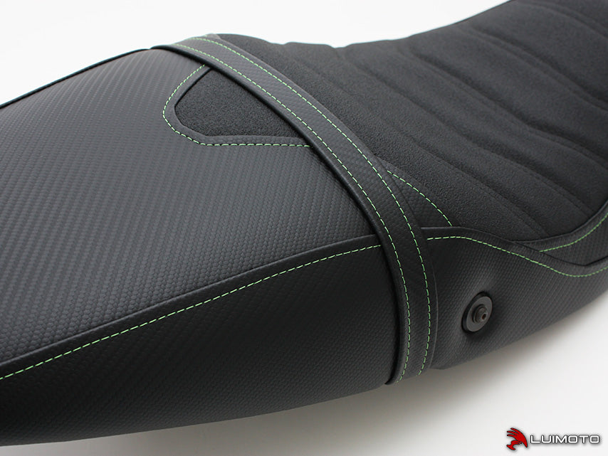 LUIMOTO (Cafe Line) Rider Seat Covers for the Triumph SPEED TRIPLE (05-07)