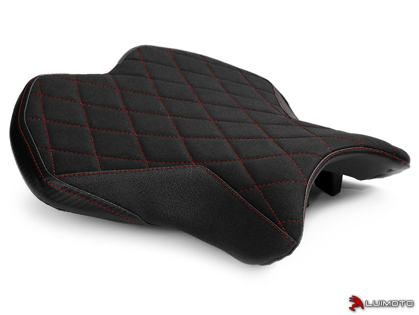 LUIMOTO Diamond Edition Motorcycle Rider Seat Cover for YAMAHA YZF-R6 2017+