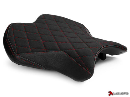 LUIMOTO Diamond Edition Motorcycle Rider Seat Cover for YAMAHA YZF-R6 2017+