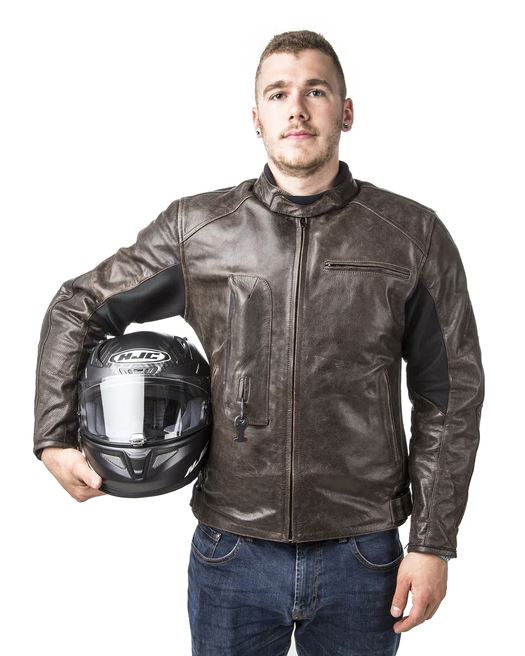 Helite Leather Airbag Jacket