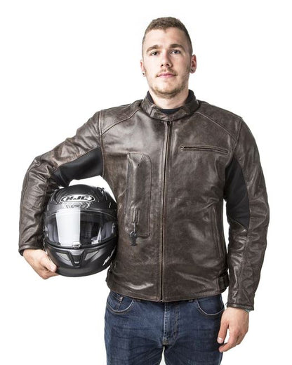 Helite Leather Airbag Jacket
