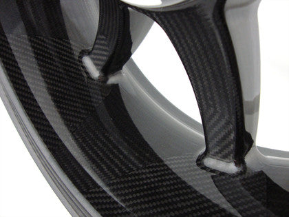 BST Panther TEK 7 Spoke Carbon Fiber Rear Wheel for the BMW R 1200 / 1250 R RS and RS 2014+ (ABS) - 6.0 x 17