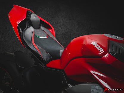LUIMOTO VELOCE Rider Seat Cover for DUCATI PANIGALE V4 / S / R / Speciale (18-21)