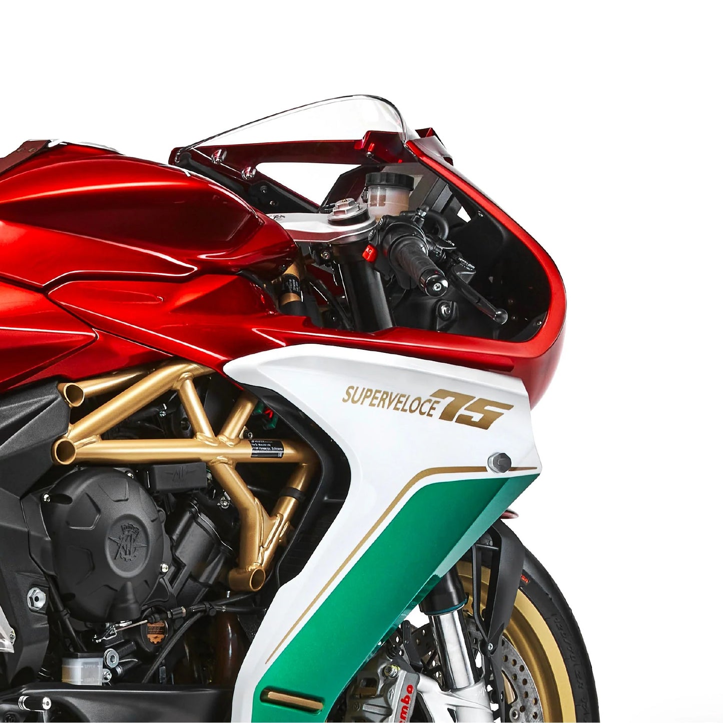 CNC Racing MV Agusta Billet Front Turn Signal (Indicator) Block Offs for MV Agusta Superveloce