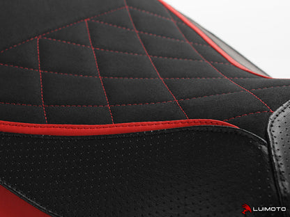 LUIMOTO DIAMOND SPORT Rider Seat Cover for DUCATI PANIGALE V4 / S / R / Speciale (18-21)