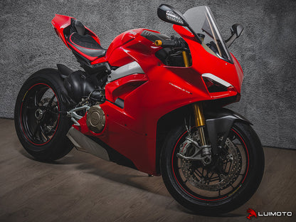 LUIMOTO DIAMOND SPORT Rider Seat Cover for DUCATI PANIGALE V4 / S / R / Speciale (18-21)