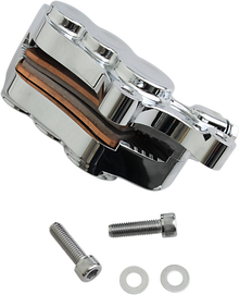 ARLEN NESS 6-Piston Caliper - Front Right - Chrome - 11.8" 02-216