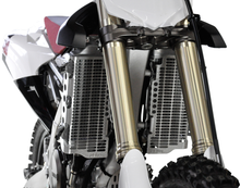 DEVOL Radiator Guards - Brushed Aluminum - Yamaha 0101-5507