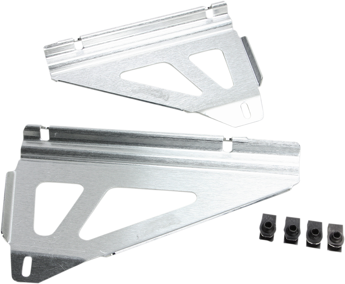 DEVOL Radiator Race Brace Set - Kawasaki 0122-2504