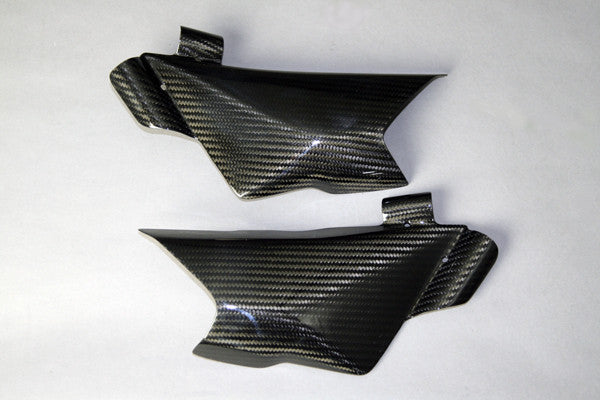 CARBONDRY - DUCATI MONSTER S4 / S4R / S4RS CARBON FIBER HEAT SHIELD SIDE PROTECTORS