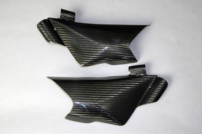 CARBONDRY - DUCATI MONSTER S4 / S4R / S4RS CARBON FIBER HEAT SHIELD SIDE PROTECTORS