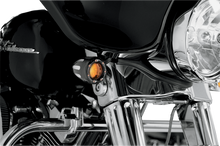 ARLEN NESS Turn Signals - LED - Deep Cut - Black/Amber - Amber Ring 12-753