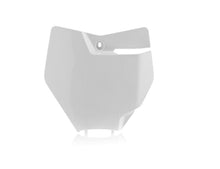 Acerbis 16-18 KTM SX125/150/ SX-F250/350/450/ XC-F250/350/450/ SX250/XC Front Number Plate - White