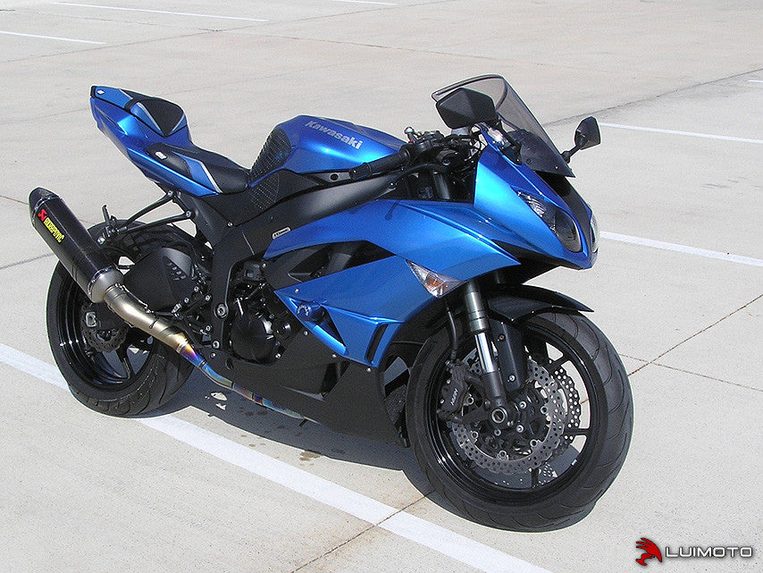 LUIMOTO (Sport) Rider Seat Covers for the KAWASAKI ZX-6R (09-12)