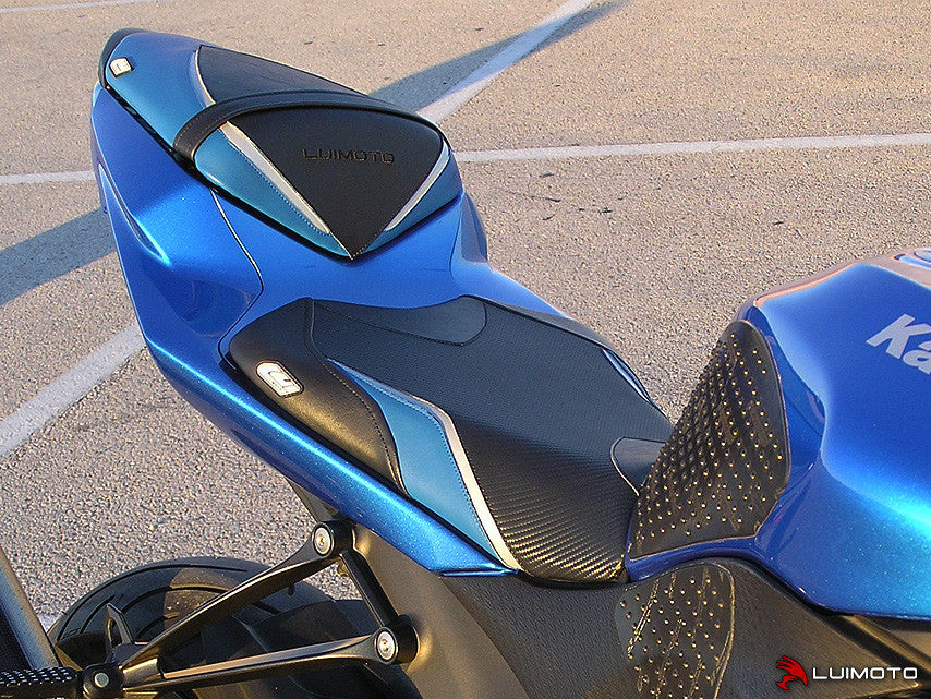 LUIMOTO (Sport) Rider Seat Covers for the KAWASAKI ZX-6R (09-12)
