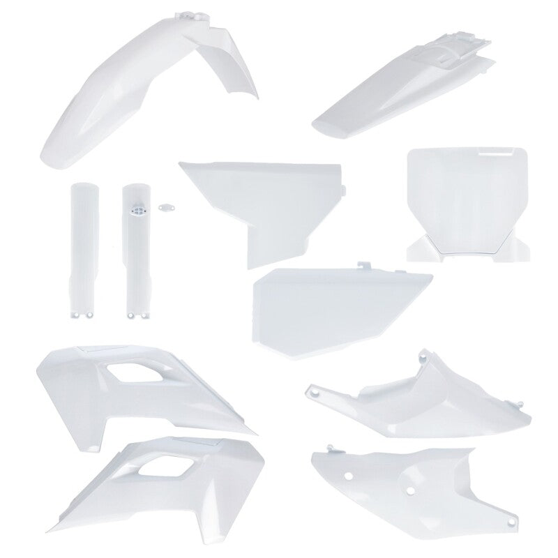 Acerbis 23-24 Husqvarna 250-450 FC/ FX/TC/ TX Full Plastic Kit - 20 White