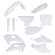Acerbis 23-24 Husqvarna 250-450 FC/ FX/TC/ TX Full Plastic Kit - 20 White