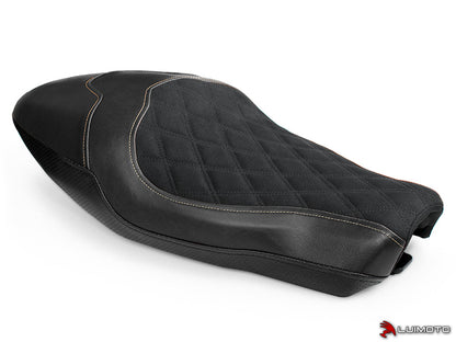 LUIMOTO (DIAMOND II) Rider Seat Cover for the DUCATI SCRAMBLER CAFE RACER