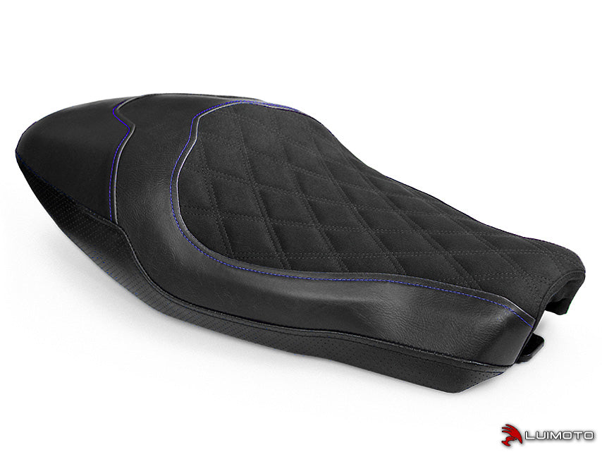 LUIMOTO (DIAMOND II) Rider Seat Cover for the DUCATI SCRAMBLER CAFE RACER