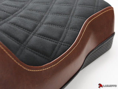 LUIMOTO (DIAMOND II) Rider Seat Cover for the DUCATI SCRAMBLER CAFE RACER