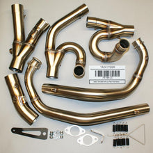 Hindle Exhaust for Yamaha Vmax (09-15)  with 14x2.25 Evolution Black Ceramic Muffler Stealth