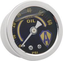 ARLEN NESS Oil Pressure Gauge Kit - Replacement - Chrome 15-655