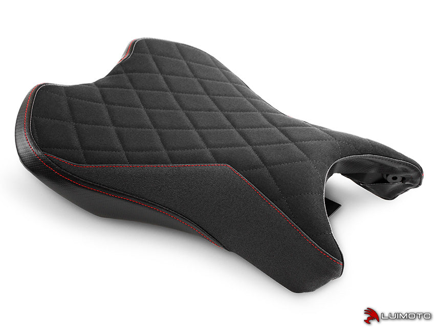 LUIMOTO (DIAMOND) Rider Seat Cover for the Triumph Street Triple 765 / S / R / RS
