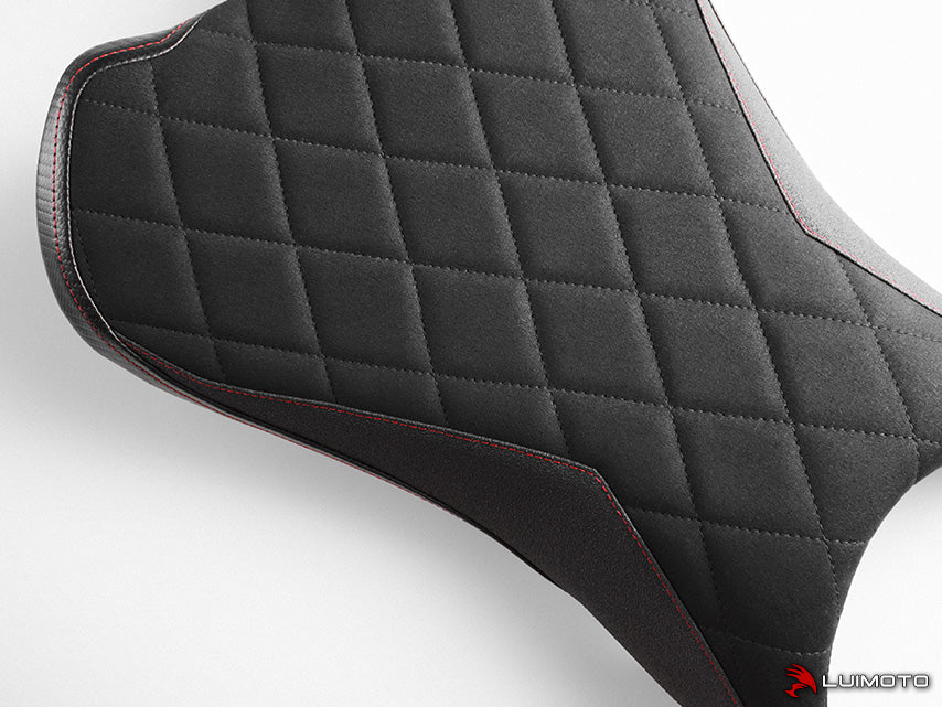 LUIMOTO (DIAMOND) Rider Seat Cover for the Triumph Street Triple 765 / S / R / RS