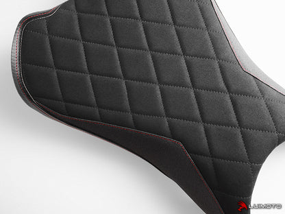 LUIMOTO (DIAMOND) Rider Seat Cover for the Triumph Street Triple 765 / S / R / RS
