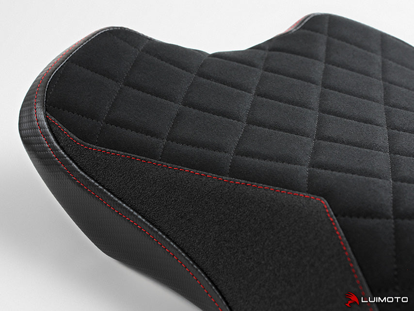 LUIMOTO (DIAMOND) Rider Seat Cover for the Triumph Street Triple 765 / S / R / RS