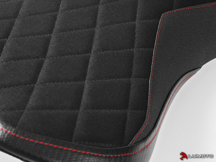 LUIMOTO (DIAMOND) Rider Seat Cover for the Triumph Street Triple 765 / S / R / RS