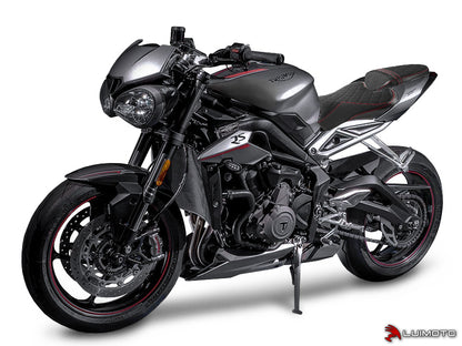 LUIMOTO (DIAMOND) Rider Seat Cover for the Triumph Street Triple 765 / S / R / RS
